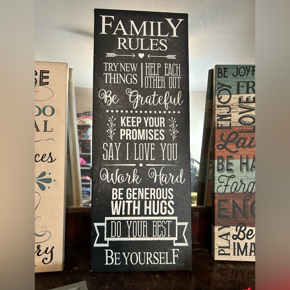 Inspirational Black Wall Decor
